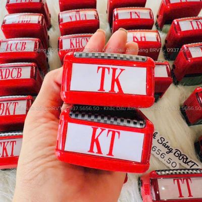 Khắc dấu ký hiệu hồ sơ TK & KT