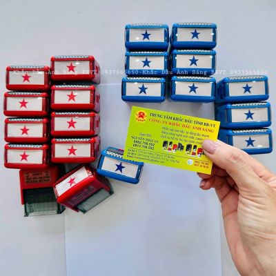 Khắc dấu vuông logo ngôi sao