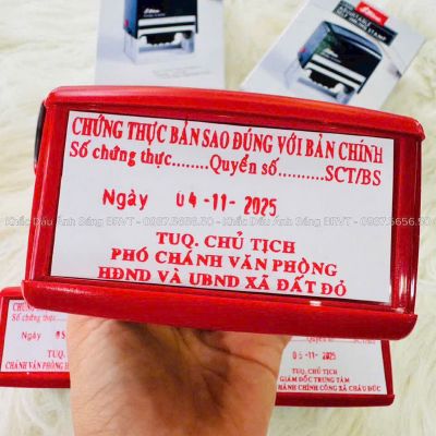 Khắc dấu chứng thực