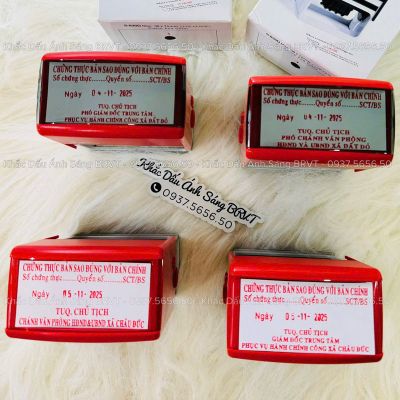 Khắc dấu bản sao đúng bản chính