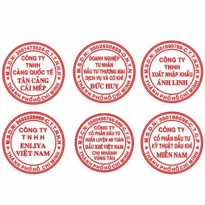 Dịch vụ khắc con dấu tròn công ty chuyên nghiệp, giá rẻ
