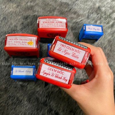 Khắc dấu tên giám đốc & phó giám đốc