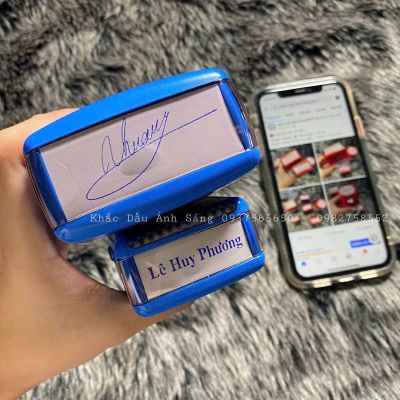 Khắc dấu chữ ký và tên