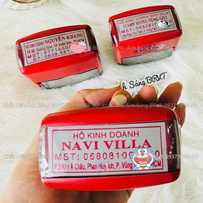 Khắc dấu vuông hộ kinh doanh - Khách sạn