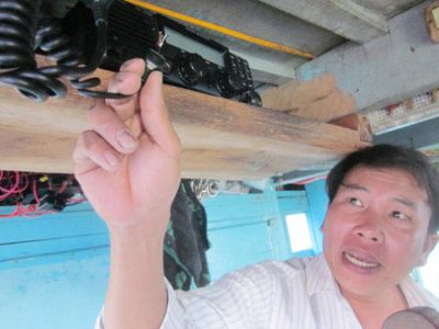 Quảng Ngãi: Tàu cá của ngư dân bị đập phá