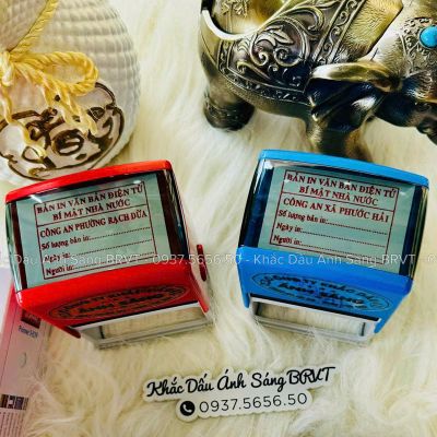 Khắc dấu bản in văn bản điện tử BMNN