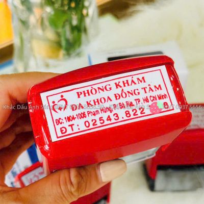Khắc dấu vuông phòng khám