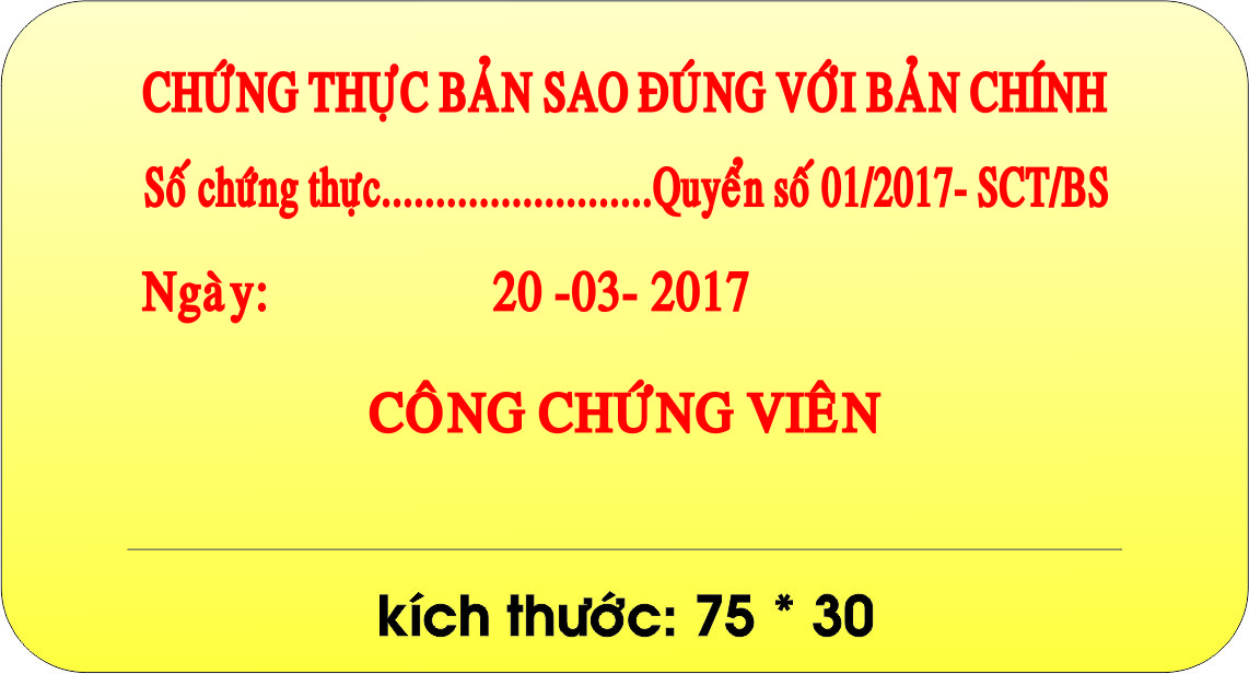 Sao y bản chính